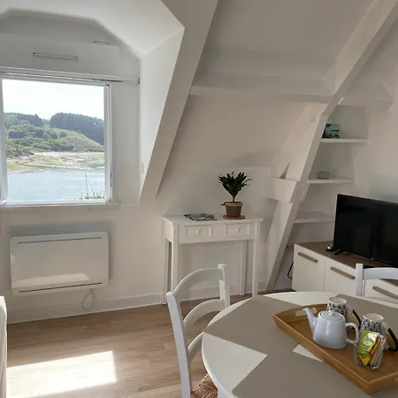 Appartement T2 Vue Mer Sauzon Terrasse Et Parking Prives Exterior photo